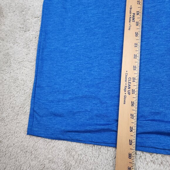 KJUS Savin Structure Polo T-Shirt Mens Size Medium 50 Blue Golf Performance USA - Picture 2 of 6